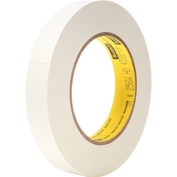 Scotch Flatback Tape, 3/4"x 60 Yards, 3" Core, White 25634